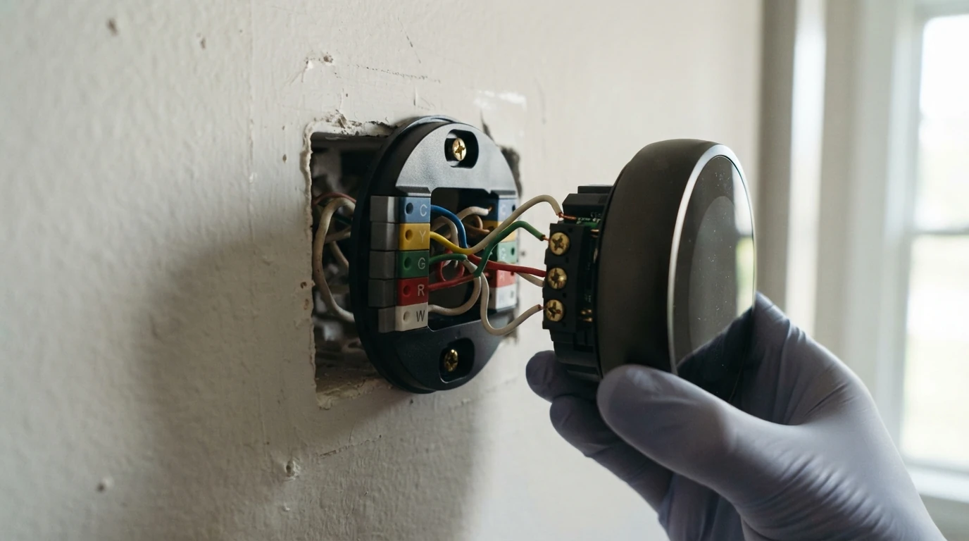Smart thermostat backplate with a common wire connected