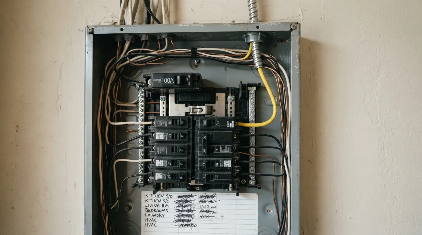 New dedicated circuit landed and labeled in a New York panel