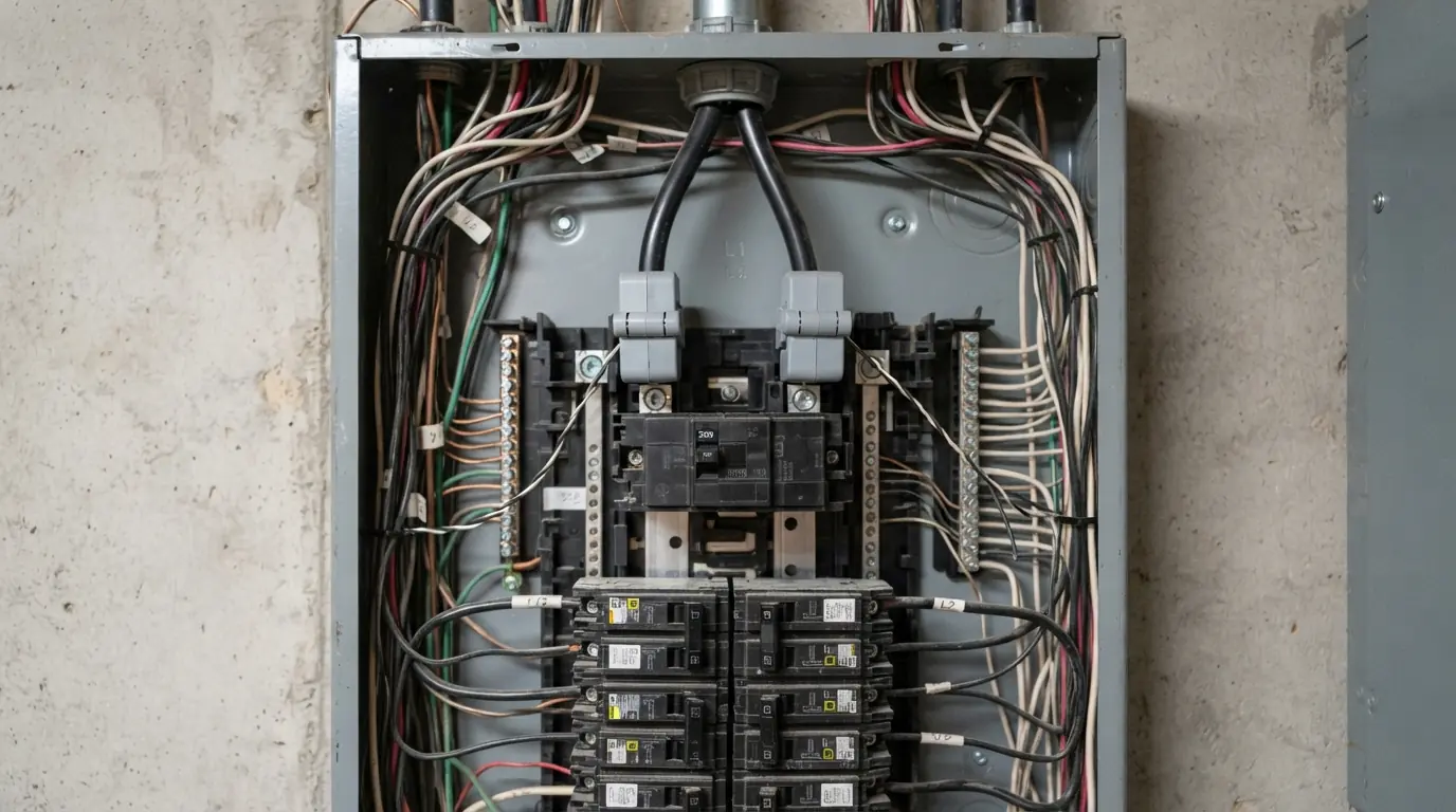 Load-management sensors on the main feeders in a panel